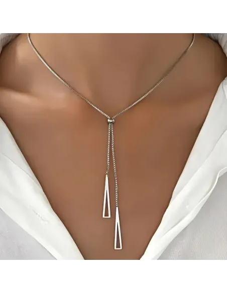 Módní nastavitelný náhrdelník Tiara z chirurgické oceli