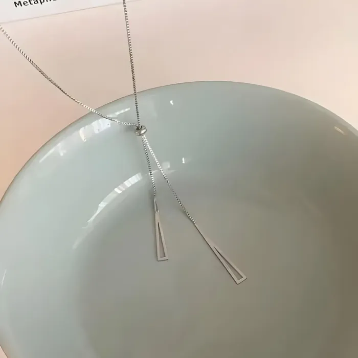 Módní nastavitelný náhrdelník Tiara z chirurgické oceli