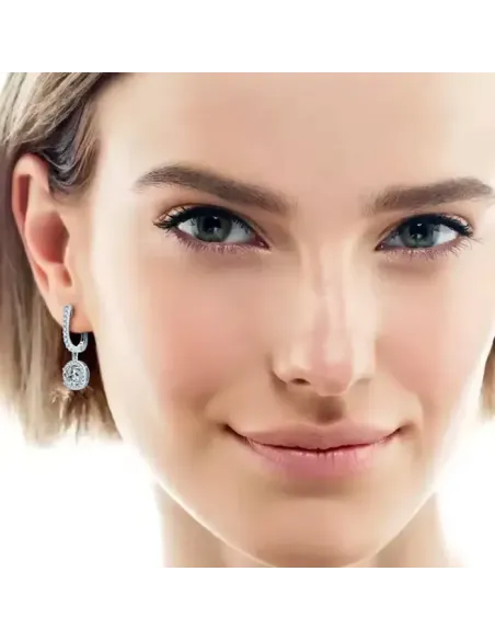 Visací náušnice Brillance Anthea s krystaly Swarovski®