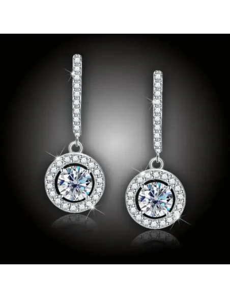 Visací náušnice Brillance Anthea s krystaly Swarovski®