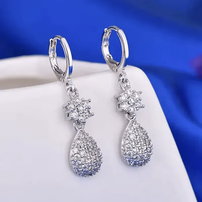 Třpytivé náušnice La Diamantina Arabella se zirkony