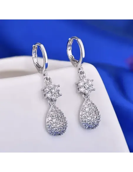 Třpytivé náušnice La Diamantina Arabella se zirkony