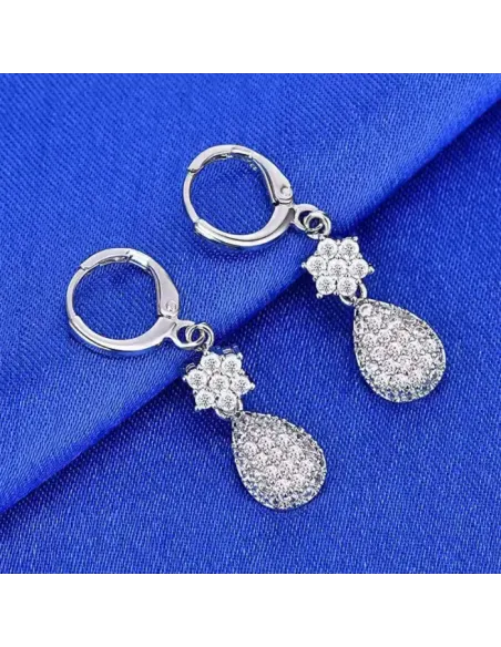 Třpytivé náušnice La Diamantina Arabella se zirkony