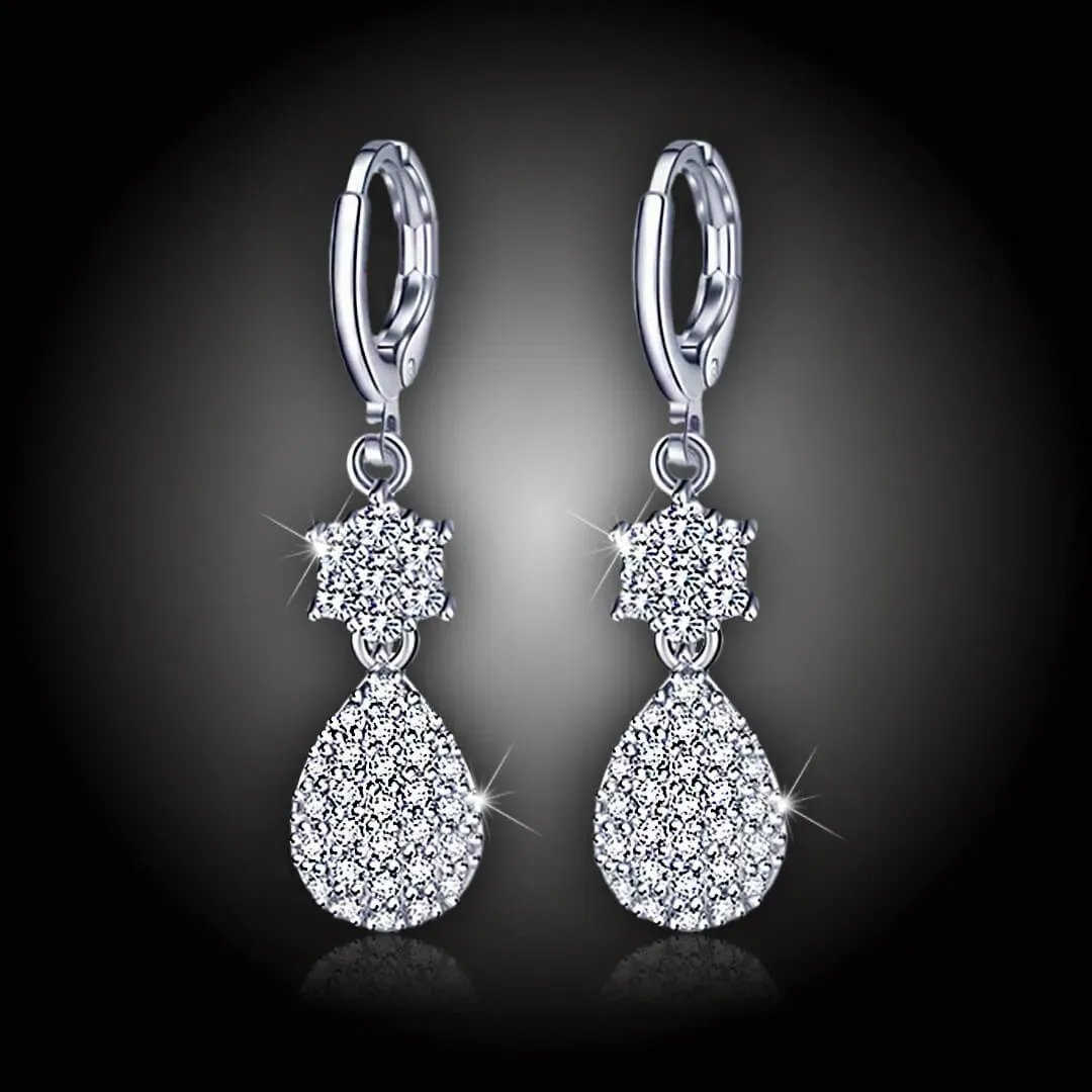 Třpytivé náušnice La Diamantina Arabella se zirkony 2