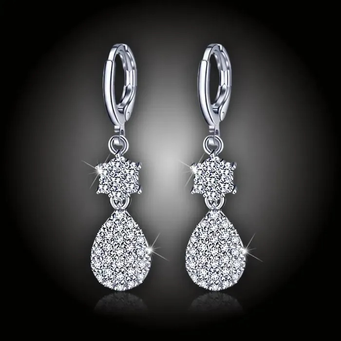 Třpytivé náušnice La Diamantina Arabella se zirkony