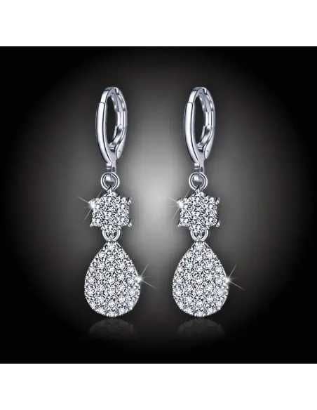 Třpytivé náušnice La Diamantina Arabella se zirkony