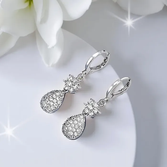 Třpytivé náušnice La Diamantina Arabella se zirkony