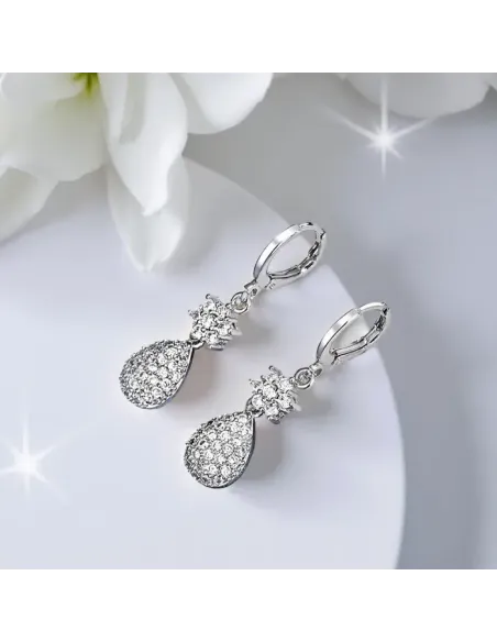 Třpytivé náušnice La Diamantina Arabella se zirkony