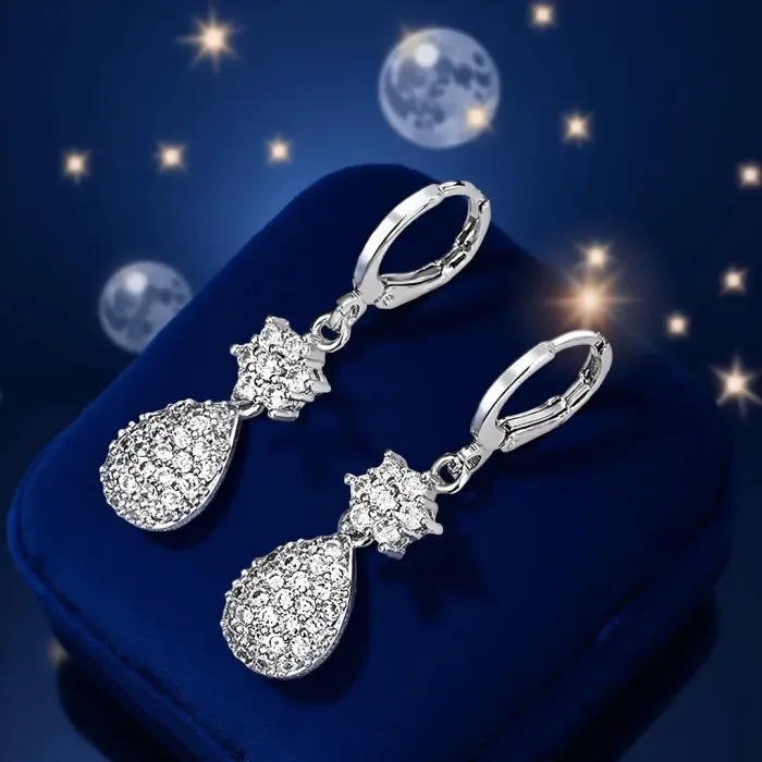 Třpytivé náušnice La Diamantina Arabella se zirkony