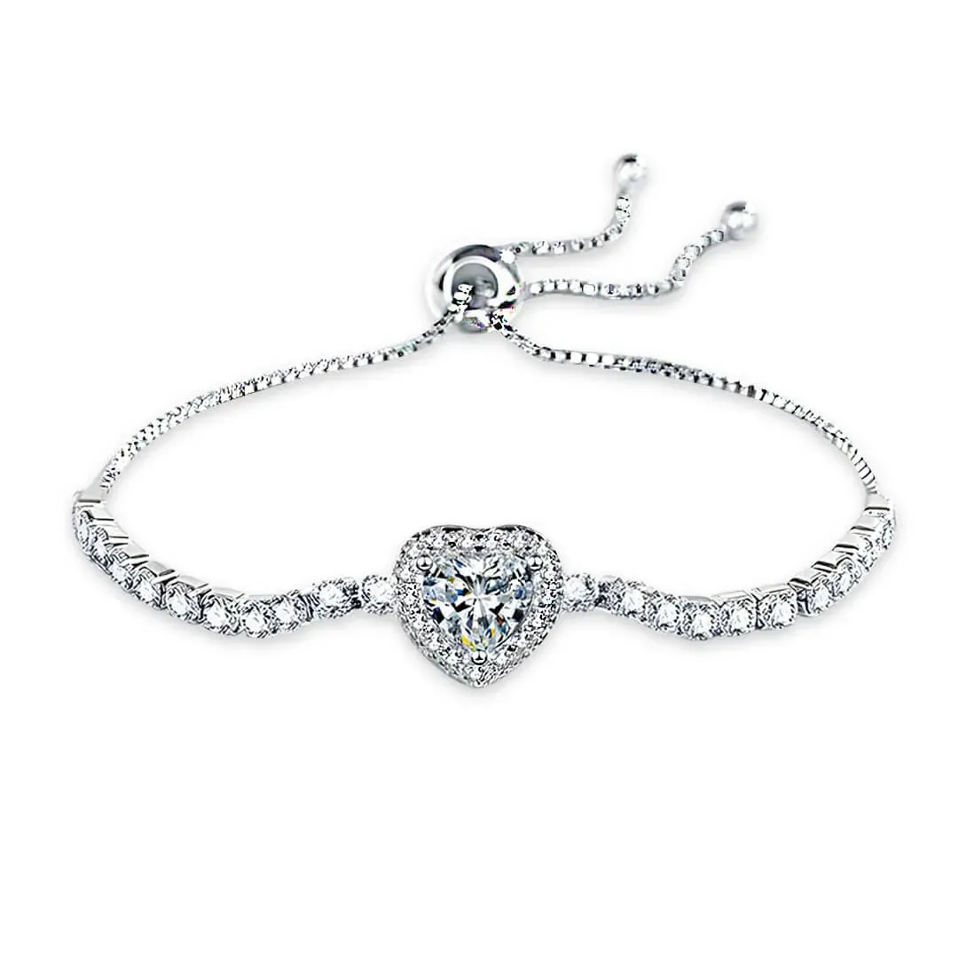 Náramek srdce Sweetheart s krystaly Swarovski®