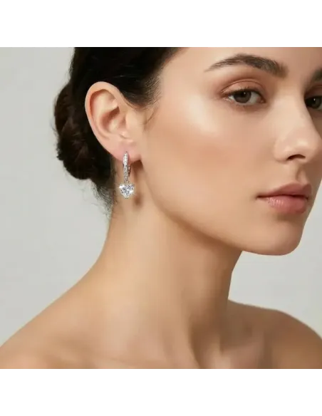 Náušnice La Diamantina Love s krystaly Swarovski®