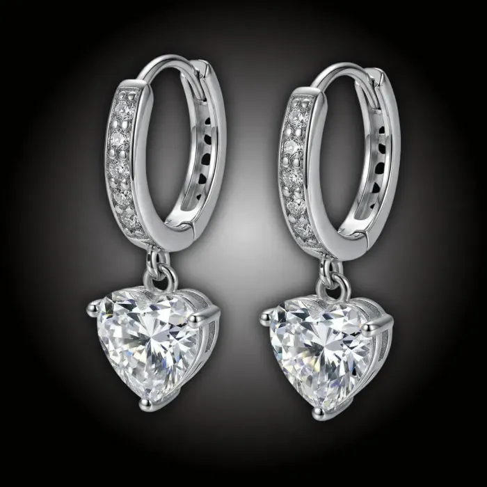 Náušnice La Diamantina Love s krystaly Swarovski®