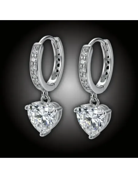 Náušnice La Diamantina Love s krystaly Swarovski®