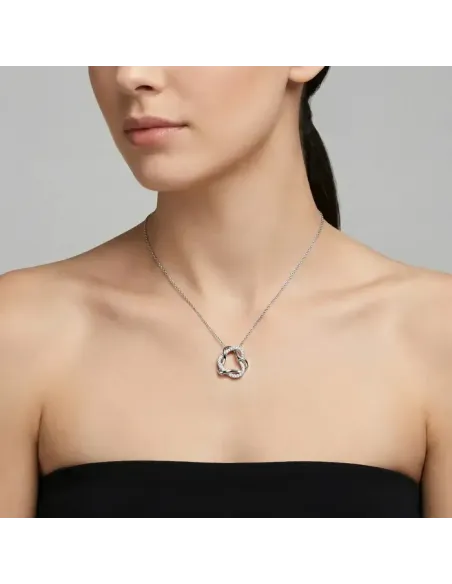 Propletená velká srdce s krystaly Swarovski®