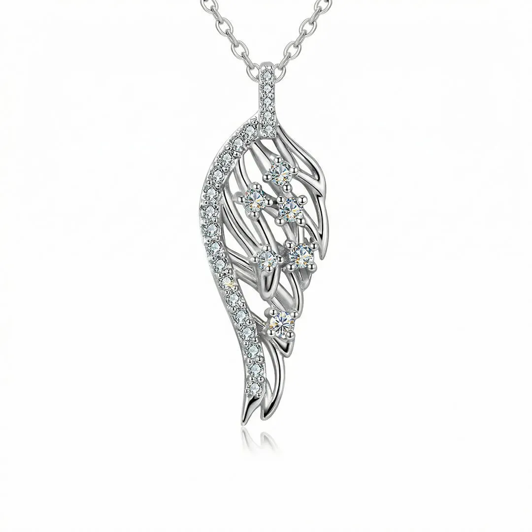 Náhrdelník Angel Wing se zirkony