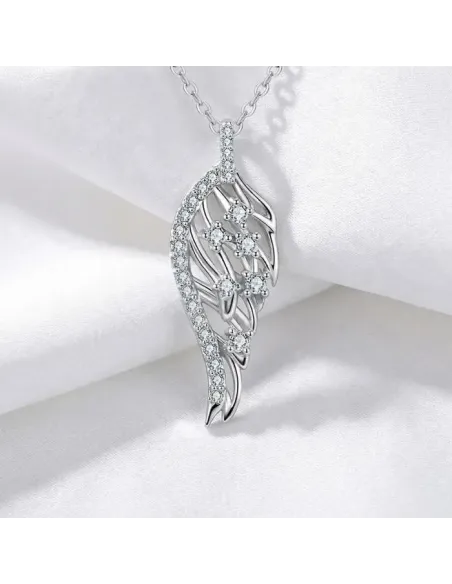 Náhrdelník Angel Wing se zirkony