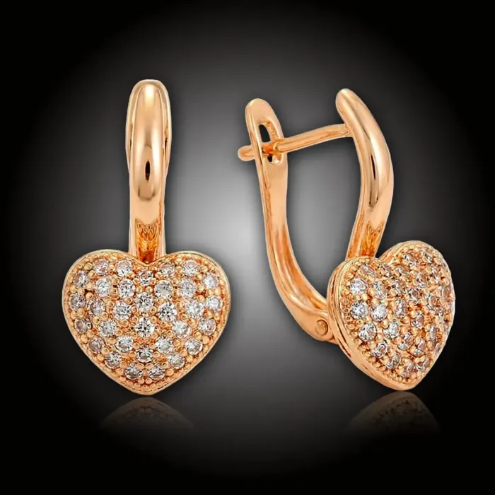 Náušnice La Diamantina Valentine Gold