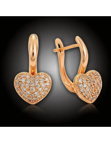 Náušnice La Diamantina Valentine Gold