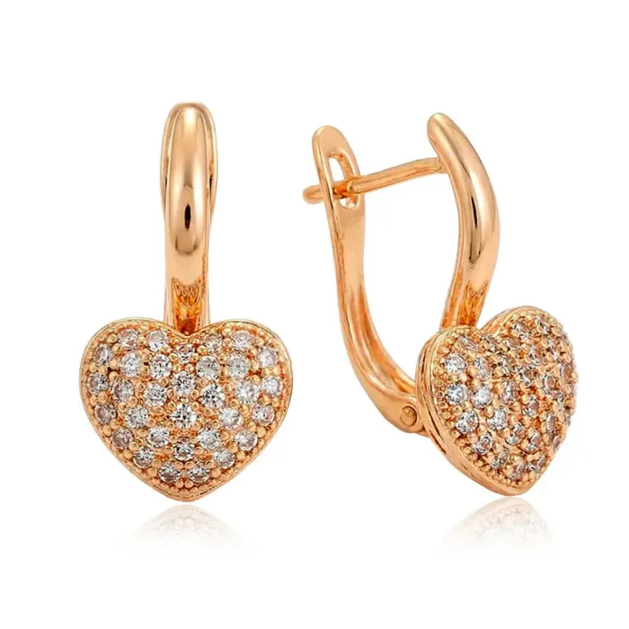 Náušnice La Diamantina Valentine Gold