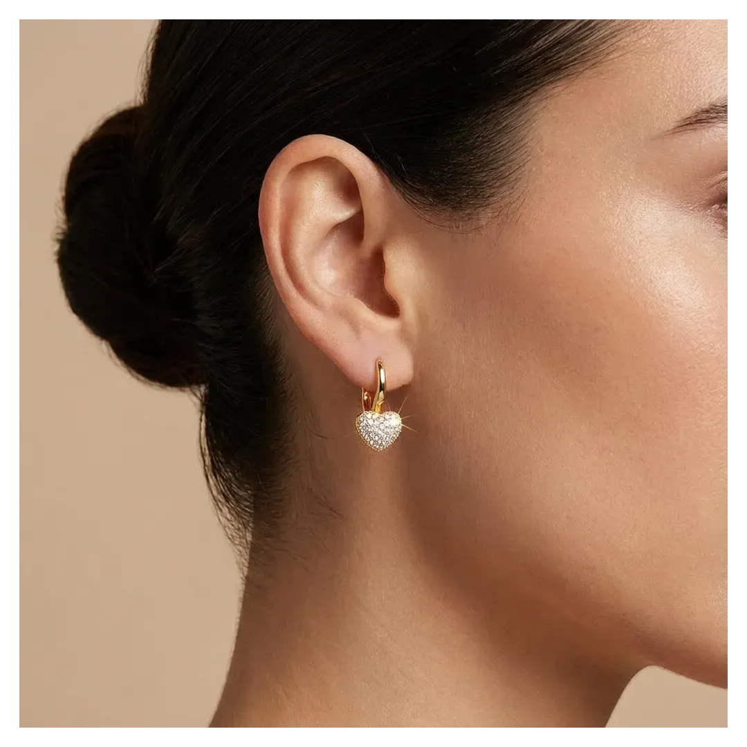 Náušnice La Diamantina Valentine Gold 2