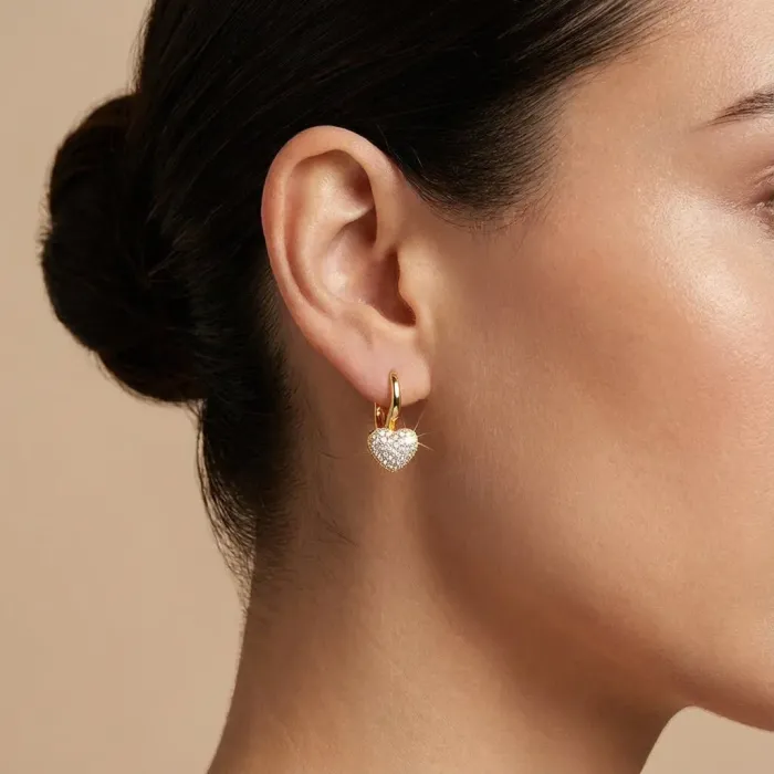 Náušnice La Diamantina Valentine Gold