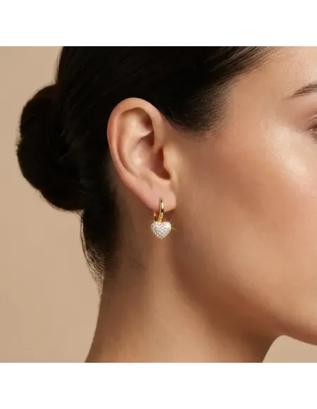 Náušnice La Diamantina Valentine Gold