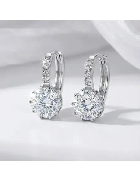 Náušnice Brillance Comtessa s krystaly Swarovski