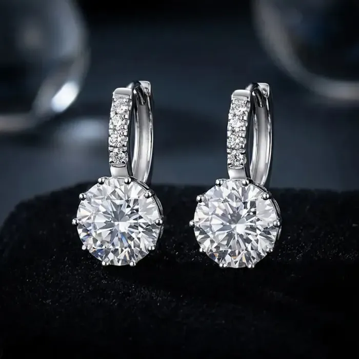 Náušnice Brillance Comtessa s krystaly Swarovski