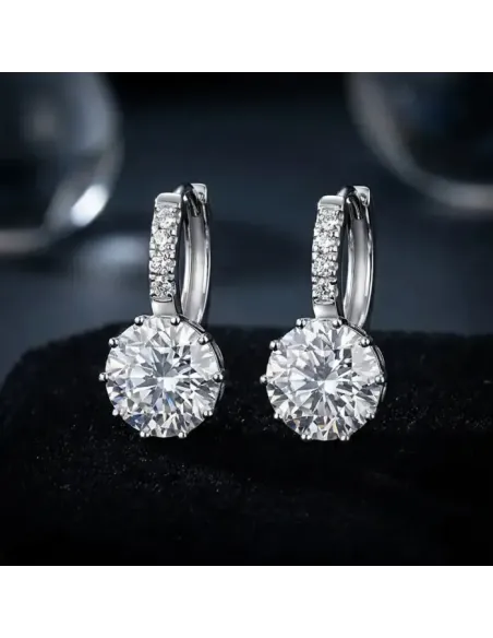 Náušnice Brillance Comtessa s krystaly Swarovski