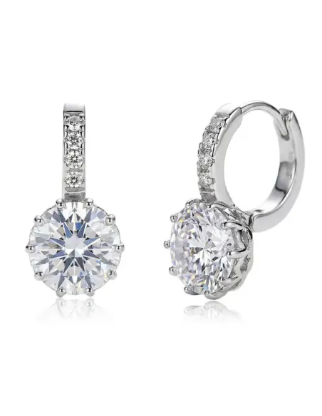 Náušnice Brillance Comtessa s krystaly Swarovski