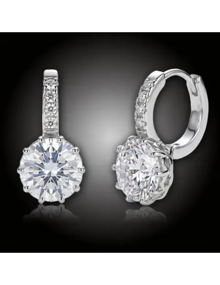 Náušnice Brillance Comtessa s krystaly Swarovski