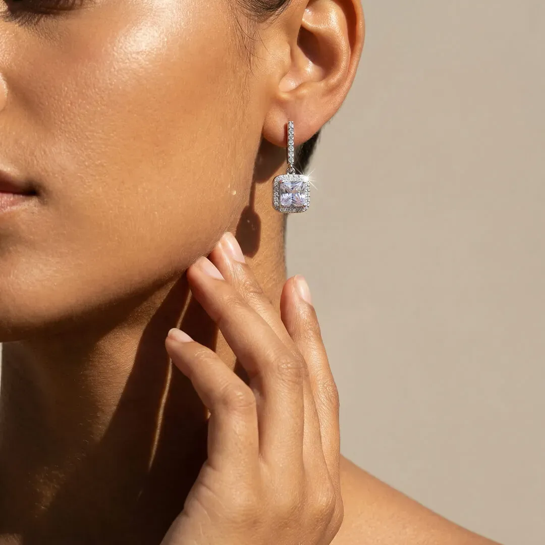 Zářivé náušnice La Diamantina Anastasia se zirkony 2