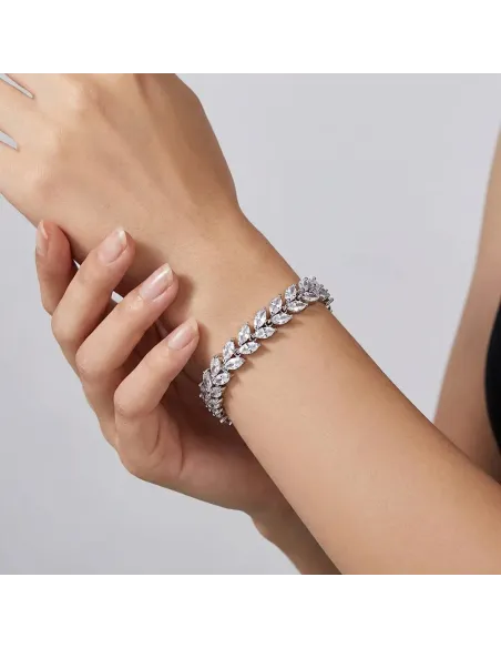 Třpytivý náramek Aphrodite s krystaly Swarovski®