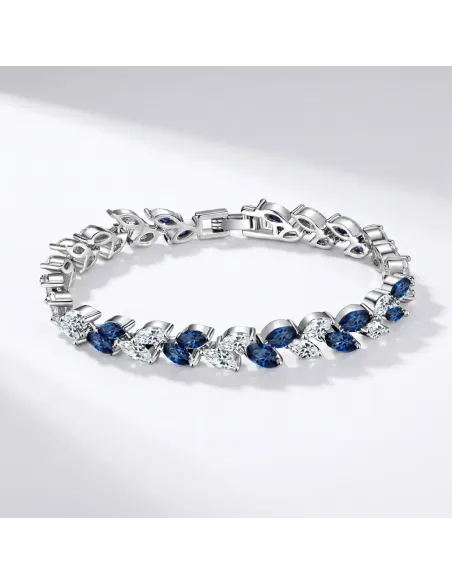 Náramek Aphrodite Royal Blue s krystaly Swarovski®