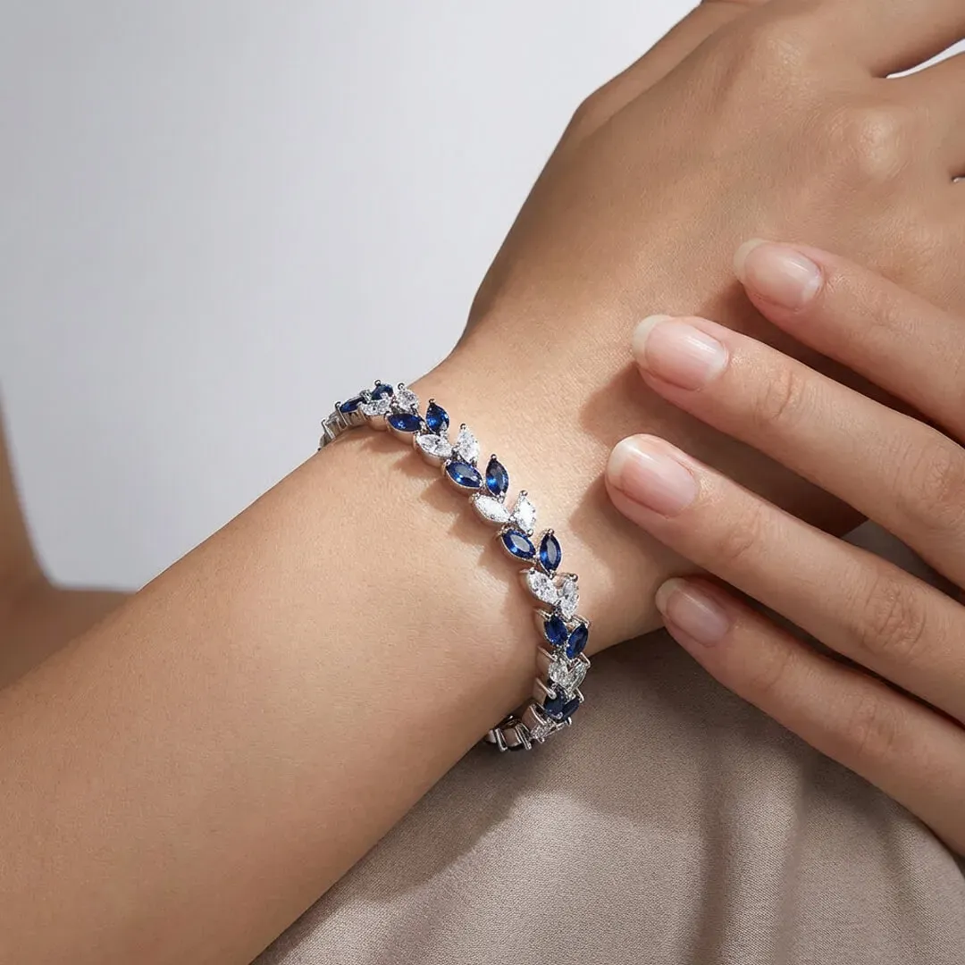 Náramek Aphrodite Royal Blue s krystaly Swarovski® 2