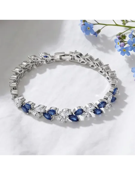 Náramek Aphrodite Royal Blue s krystaly Swarovski®